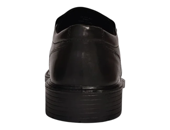 Esse Comfort Men's Leather Wide Width Plain Toe Slip-On - Black - view 5